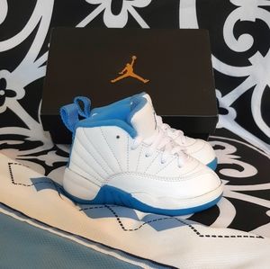 Infant Jordan 12 Retro GT - University Blue/White